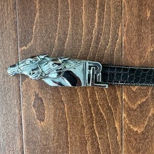 Ralph Lauren Alligator Horse Head Belt - Like New